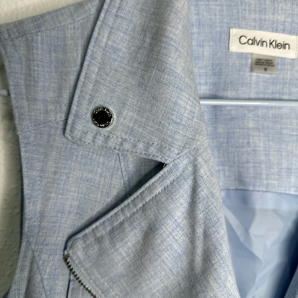 Calvin Klein Sky Blue Sleeveless Midi Dress - Picture 7 of 11